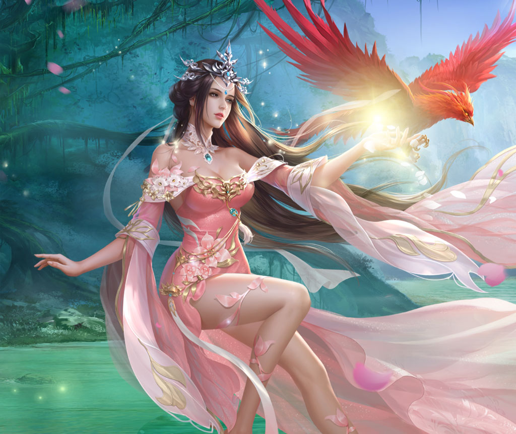 契约战歌仙侣与神兽界面角色